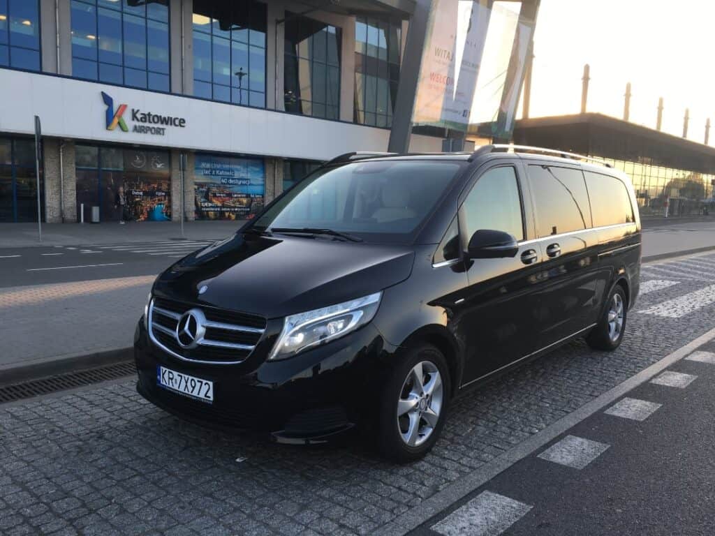 Minivan na wynajem na lotnisku Katowice Pyrzowice Mercedes-Benz V-klasa